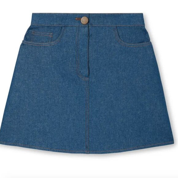 Carolina Herrera mini denim skirt EUC